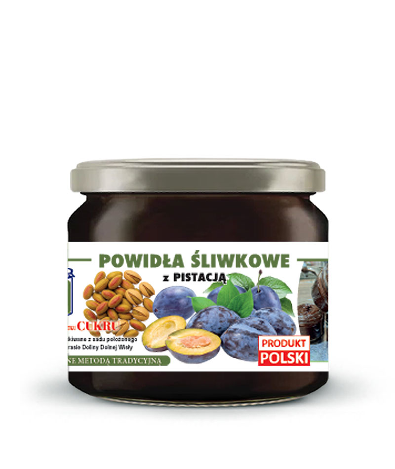 Powidła śliwkowe z pistacją bez cukru