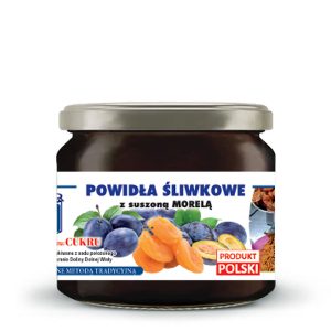 Powidła śliwkowe z suszoną morelą bez cukru